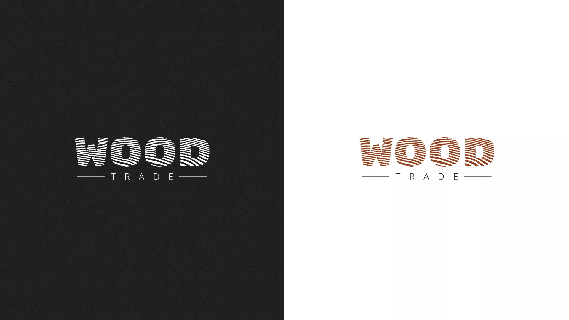 Разработка логотипа для компании «Wood Trade» в Химках